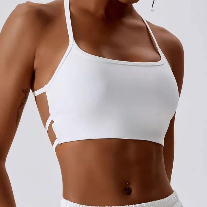 Support Sports Bra Yoga Crop Top Gym Fitness Workout