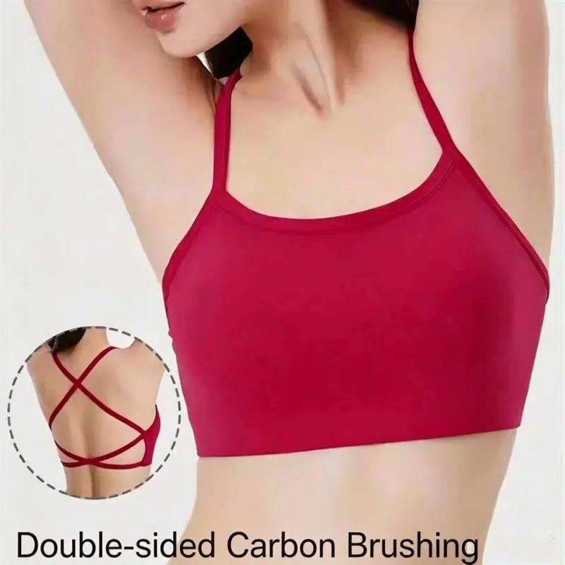 Support Sports Bra Yoga Crop Top Gym Fitness Workout