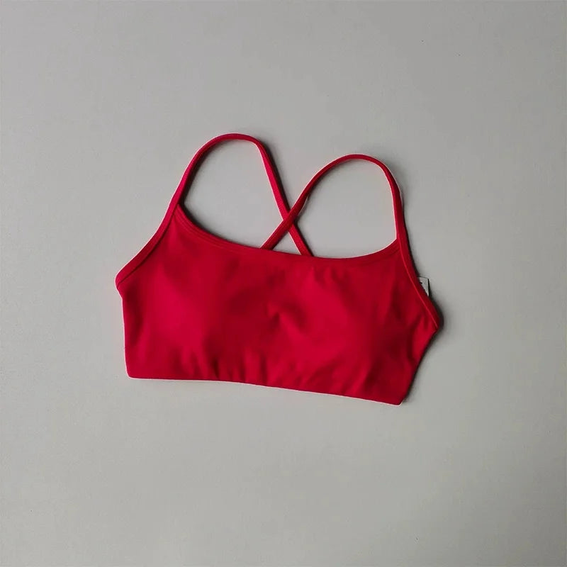Support Sports Bra Yoga Crop Top Gym Fitness Workout
