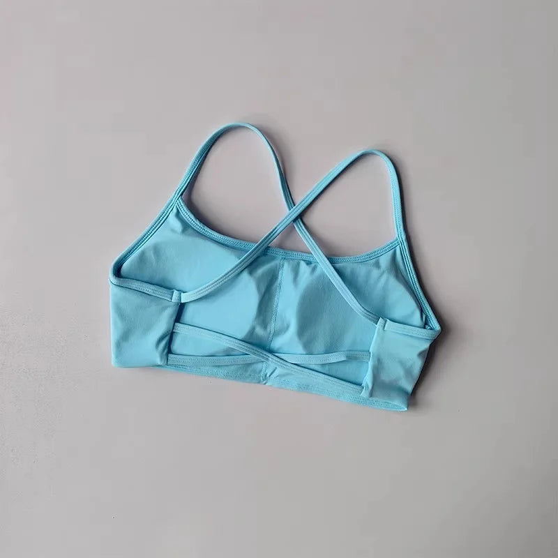Support Sports Bra Yoga Crop Top Gym Fitness Workout