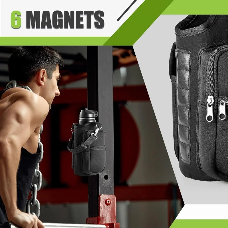 Magnetic Water Bottle Holder Gym