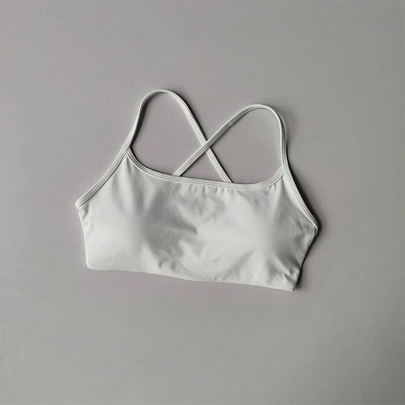 Support Sports Bra Yoga Crop Top Gym Fitness Workout