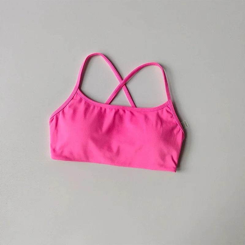 Support Sports Bra Yoga Crop Top Gym Fitness Workout