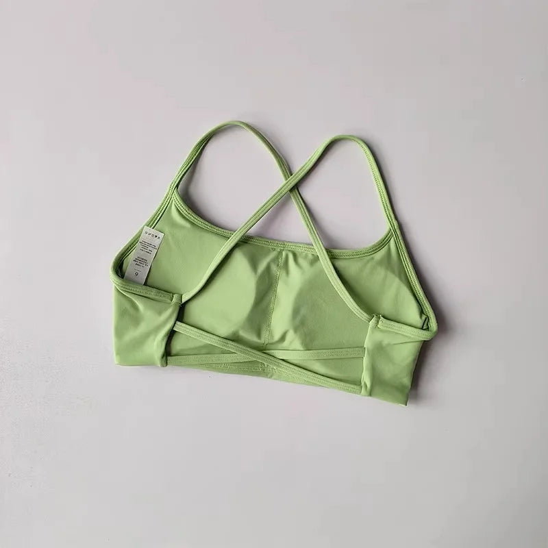 Support Sports Bra Yoga Crop Top Gym Fitness Workout