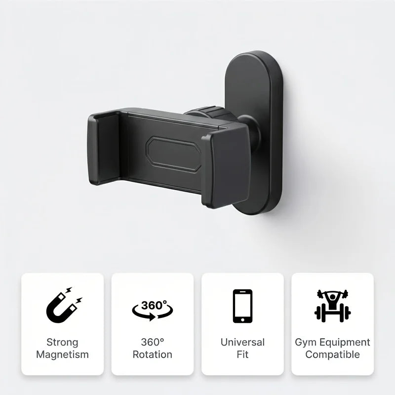 Magnetic phone mount 360° rotatable