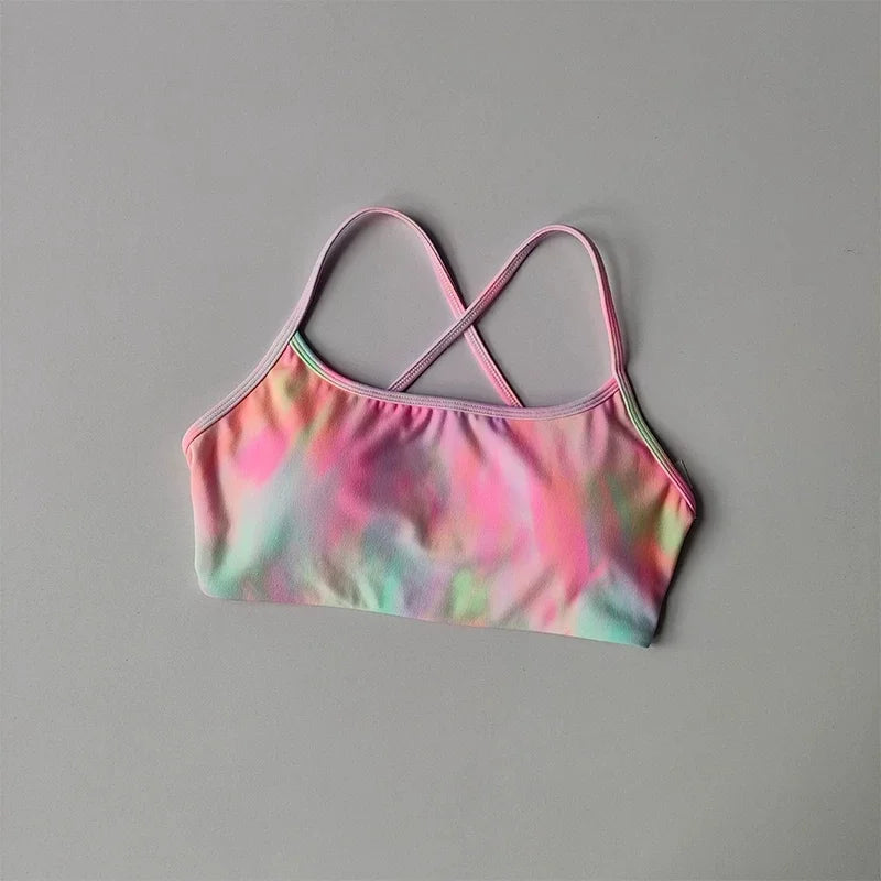 Support Sports Bra Yoga Crop Top Gym Fitness Workout